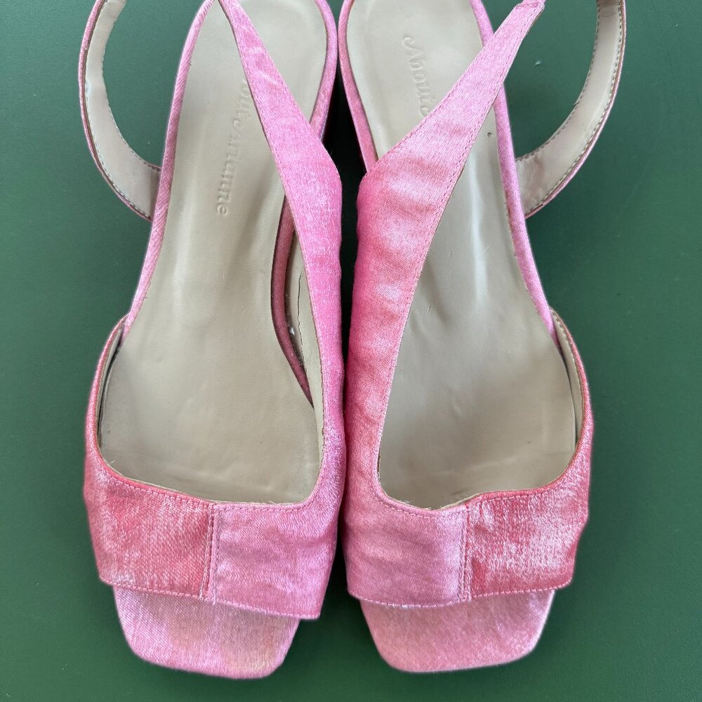About Arianne - Pink Slingback Sandals - Size 39